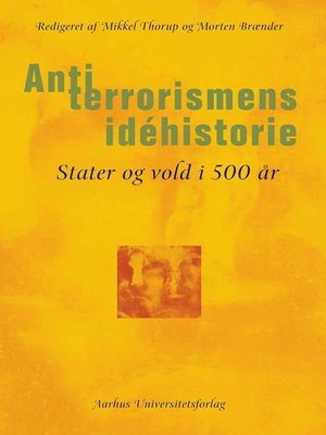 cover image of Antiterrorismens idehistorie